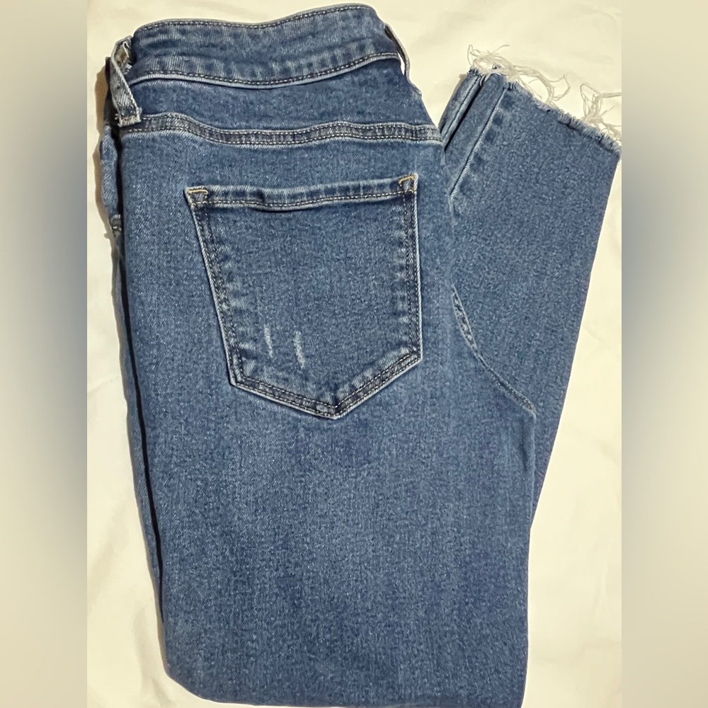 Old Navy Mid-Rise Rockstar Super Skinny Jeans - Blue